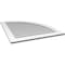 Ekena Millwork Quarter Round Top Right Surface Mount PVC Gable Vent w/ 3-1/2"W x 1"P Standard Frame, 34"W x 40"H GVPQR34X4001SN - alternate 3